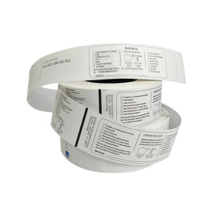 Étiquettes pour bagages avec puce Monza R6-P, étiquettes RFID UHF, incrustation sèche, dimensions : 50 x 500 mm SR96011930-20